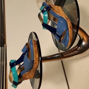 Sofft Wedge Muti blue Sandal